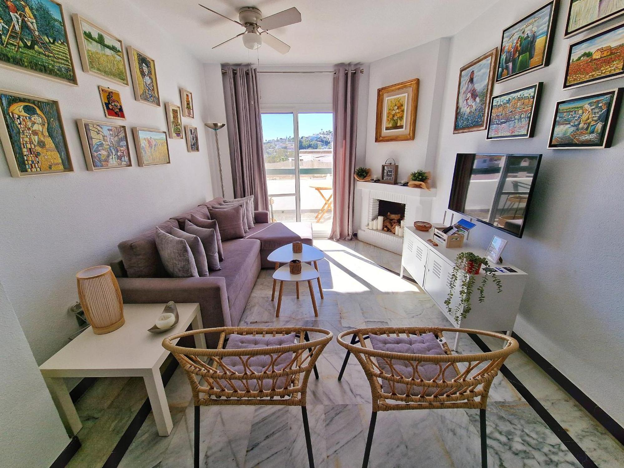 Hermoso Piso En La Cala De Mijas Con Vistas Al Mar ภายนอก รูปภาพ